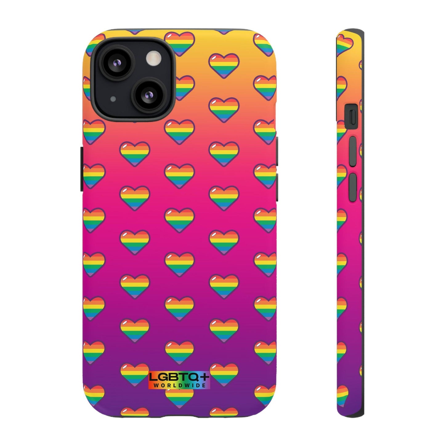 LGBTQWorldwide - ,,HERZ" Doppelgehäuse Handyhülle Accessories, Glossy, iPhone Cases, Matte, Phone accessory, Phone Cases, Samsung Cases, Thermo, Valentine's Day Picks lgbtq Bekleidung Accessoires unisex Zubehör