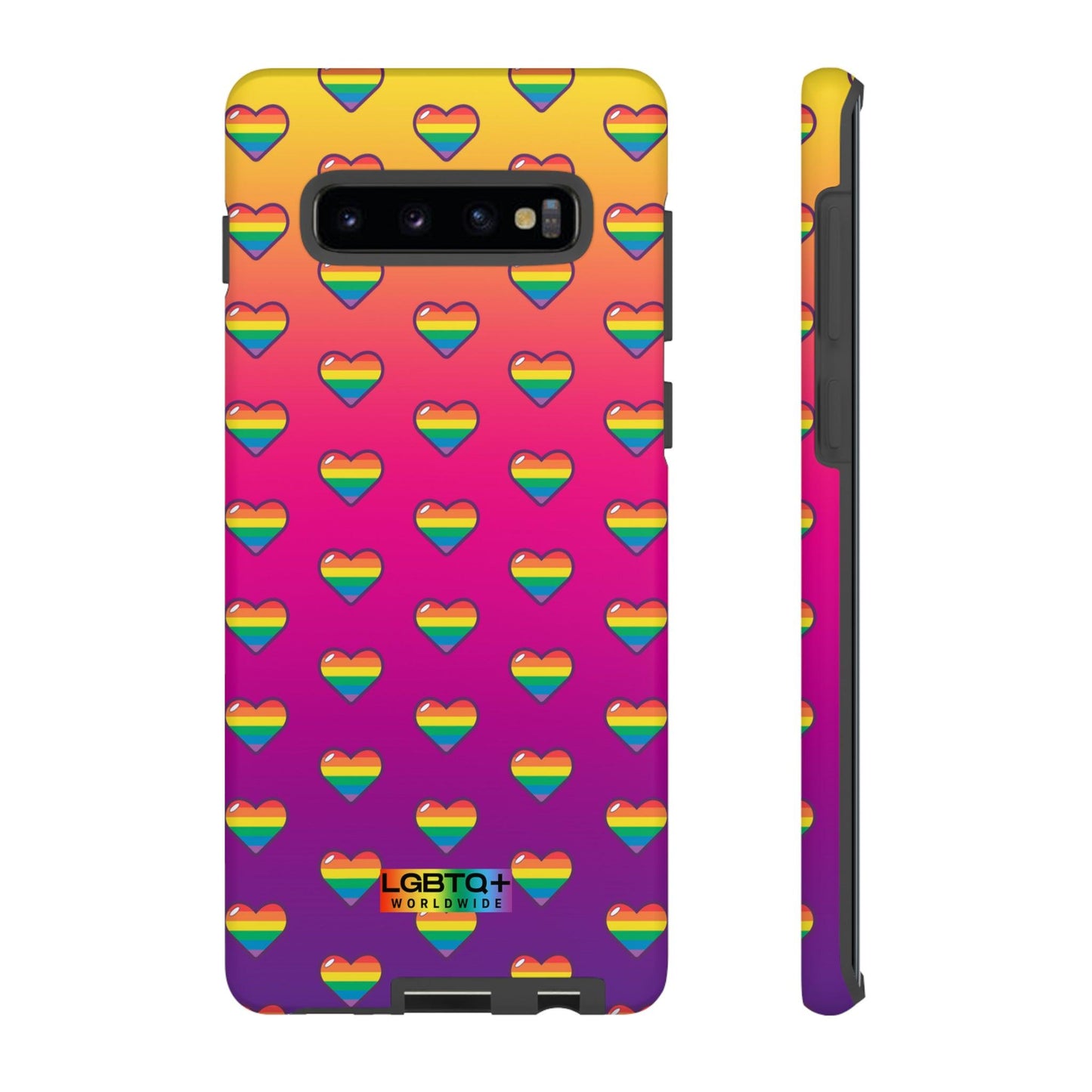 LGBTQWorldwide - ,,HERZ" Doppelgehäuse Handyhülle Accessories, Glossy, iPhone Cases, Matte, Phone accessory, Phone Cases, Samsung Cases, Thermo, Valentine's Day Picks lgbtq Bekleidung Accessoires unisex Zubehör