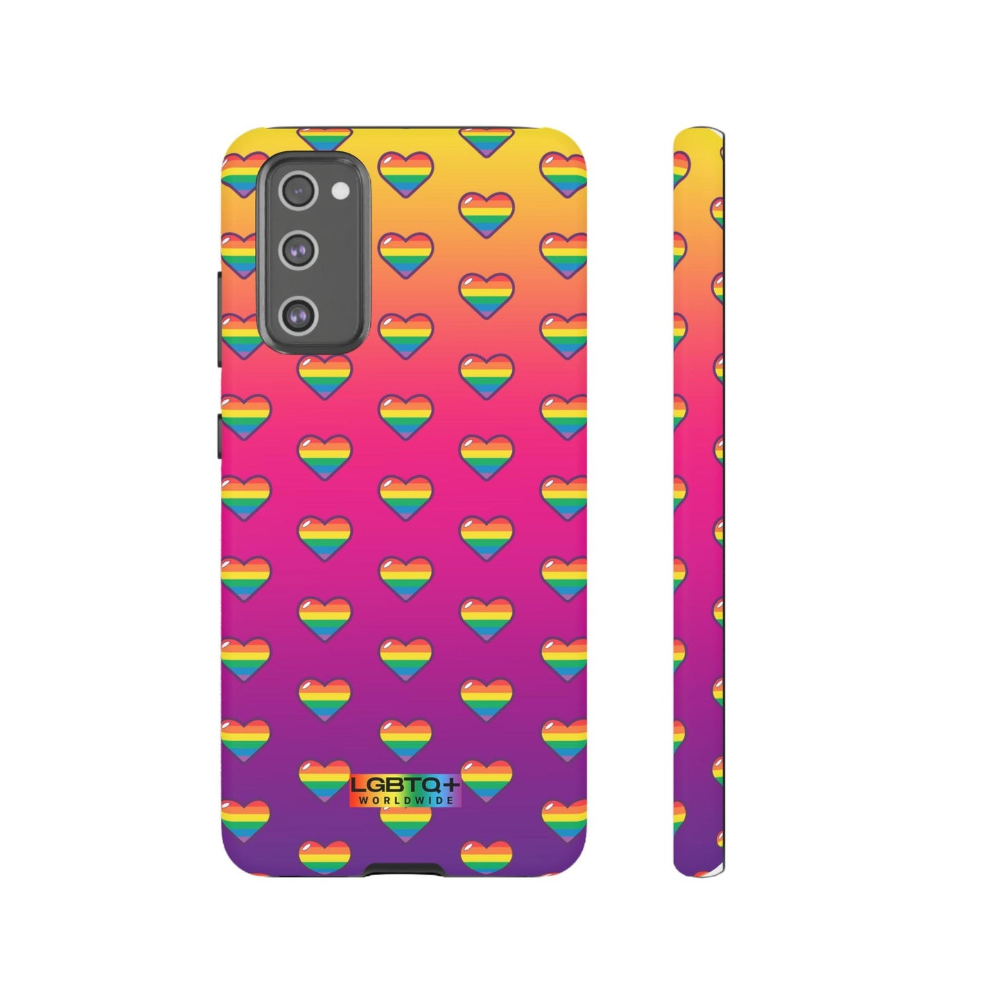 LGBTQWorldwide - ,,HERZ" Doppelgehäuse Handyhülle Accessories, Glossy, iPhone Cases, Matte, Phone accessory, Phone Cases, Samsung Cases, Thermo, Valentine's Day Picks lgbtq Bekleidung Accessoires unisex Zubehör