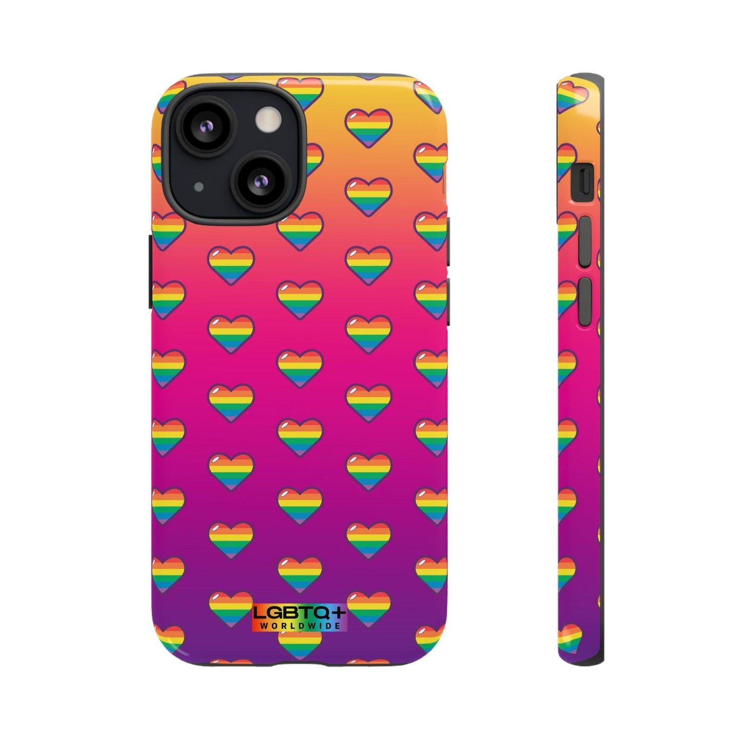 LGBTQWorldwide - ,,HERZ" Doppelgehäuse Handyhülle Accessories, Glossy, iPhone Cases, Matte, Phone accessory, Phone Cases, Samsung Cases, Thermo, Valentine's Day Picks lgbtq Bekleidung Accessoires unisex Zubehör