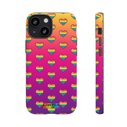 LGBTQWorldwide - ,,HERZ" Doppelgehäuse Handyhülle Accessories, Glossy, iPhone Cases, Matte, Phone accessory, Phone Cases, Samsung Cases, Thermo, Valentine's Day Picks lgbtq Bekleidung Accessoires unisex Zubehör