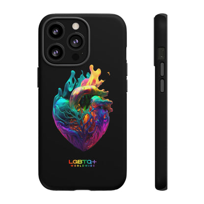 LGBTQWorldwide - ,,HERZ" Doppelgehäuse Handyhülle Accessories, Glossy, iPhone Cases, Matte, Phone accessory, Phone Cases, Samsung Cases, tough, Valentine's Day Picks lgbtq Bekleidung Accessoires unisex Zubehör