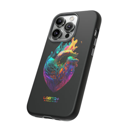 LGBTQWorldwide - ,,HERZ" Doppelgehäuse Handyhülle Accessories, Glossy, iPhone Cases, Matte, Phone accessory, Phone Cases, Samsung Cases, tough, Valentine's Day Picks lgbtq Bekleidung Accessoires unisex Zubehör