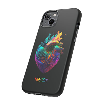 LGBTQWorldwide - ,,HERZ" Doppelgehäuse Handyhülle Accessories, Glossy, iPhone Cases, Matte, Phone accessory, Phone Cases, Samsung Cases, tough, Valentine's Day Picks lgbtq Bekleidung Accessoires unisex Zubehör