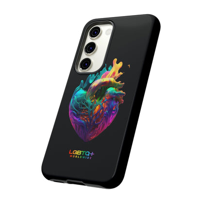 LGBTQWorldwide - ,,HERZ" Doppelgehäuse Handyhülle Accessories, Glossy, iPhone Cases, Matte, Phone accessory, Phone Cases, Samsung Cases, tough, Valentine's Day Picks lgbtq Bekleidung Accessoires unisex Zubehör