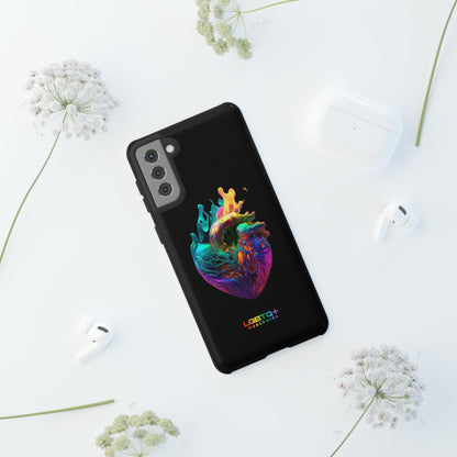 LGBTQWorldwide - ,,HERZ" Doppelgehäuse Handyhülle Accessories, Glossy, iPhone Cases, Matte, Phone accessory, Phone Cases, Samsung Cases, tough, Valentine's Day Picks lgbtq Bekleidung Accessoires unisex Zubehör