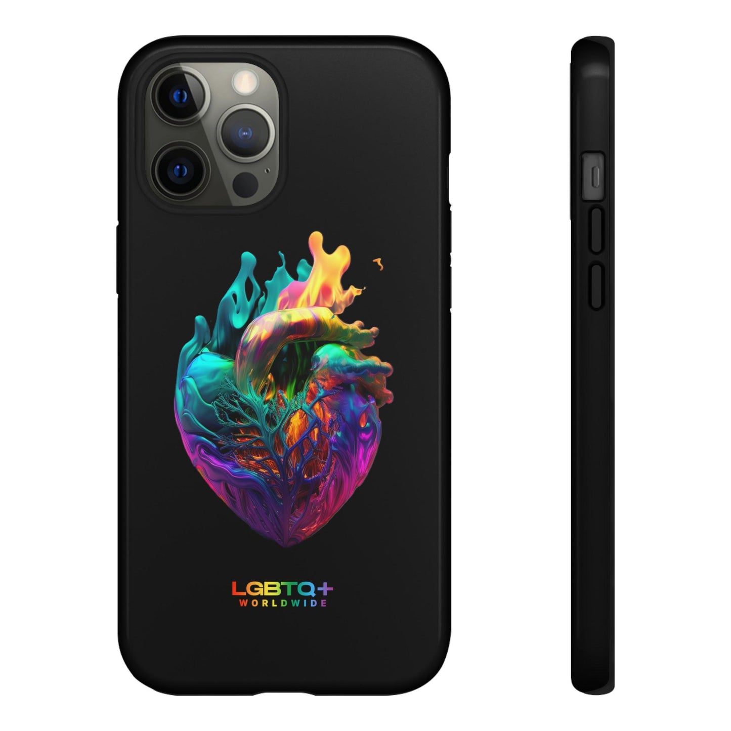 LGBTQWorldwide - ,,HERZ" Doppelgehäuse Handyhülle Accessories, Glossy, iPhone Cases, Matte, Phone accessory, Phone Cases, Samsung Cases, tough, Valentine's Day Picks lgbtq Bekleidung Accessoires unisex Zubehör