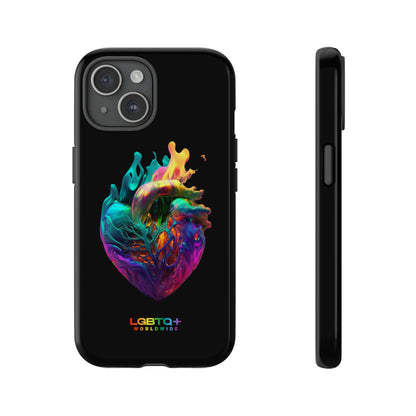 LGBTQWorldwide - ,,HERZ" Doppelgehäuse Handyhülle Accessories, Glossy, iPhone Cases, Matte, Phone accessory, Phone Cases, Samsung Cases, tough, Valentine's Day Picks lgbtq Bekleidung Accessoires unisex Zubehör