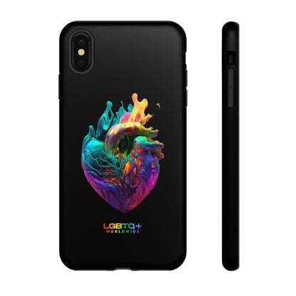 LGBTQWorldwide - ,,HERZ" Doppelgehäuse Handyhülle Accessories, Glossy, iPhone Cases, Matte, Phone accessory, Phone Cases, Samsung Cases, tough, Valentine's Day Picks lgbtq Bekleidung Accessoires unisex Zubehör