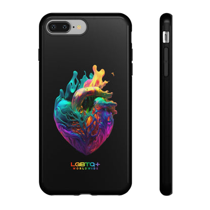 LGBTQWorldwide - ,,HERZ" Doppelgehäuse Handyhülle Accessories, Glossy, iPhone Cases, Matte, Phone accessory, Phone Cases, Samsung Cases, tough, Valentine's Day Picks lgbtq Bekleidung Accessoires unisex Zubehör