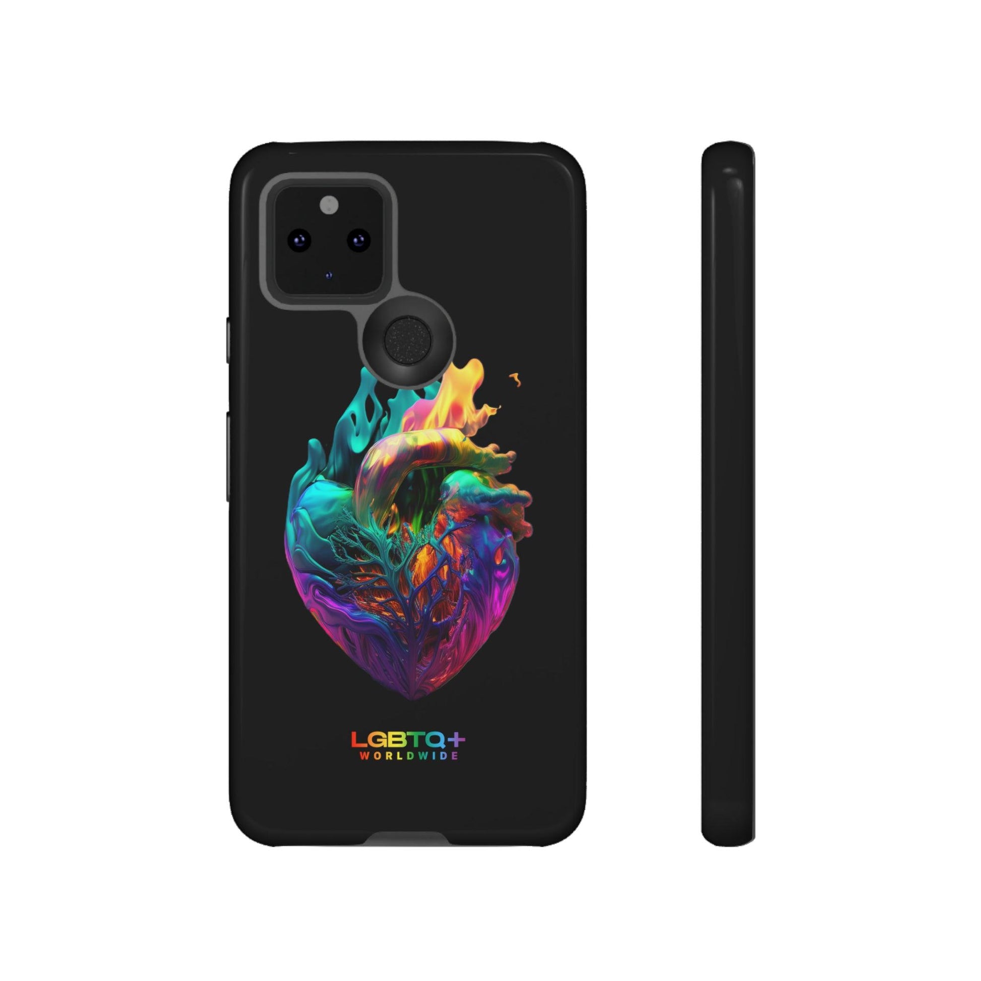 LGBTQWorldwide - ,,HERZ" Doppelgehäuse Handyhülle Accessories, Glossy, iPhone Cases, Matte, Phone accessory, Phone Cases, Samsung Cases, tough, Valentine's Day Picks lgbtq Bekleidung Accessoires unisex Zubehör