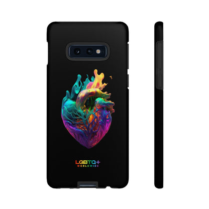 LGBTQWorldwide - ,,HERZ" Doppelgehäuse Handyhülle Accessories, Glossy, iPhone Cases, Matte, Phone accessory, Phone Cases, Samsung Cases, tough, Valentine's Day Picks lgbtq Bekleidung Accessoires unisex Zubehör