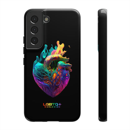 LGBTQWorldwide - ,,HERZ" Doppelgehäuse Handyhülle Accessories, Glossy, iPhone Cases, Matte, Phone accessory, Phone Cases, Samsung Cases, tough, Valentine's Day Picks lgbtq Bekleidung Accessoires unisex Zubehör