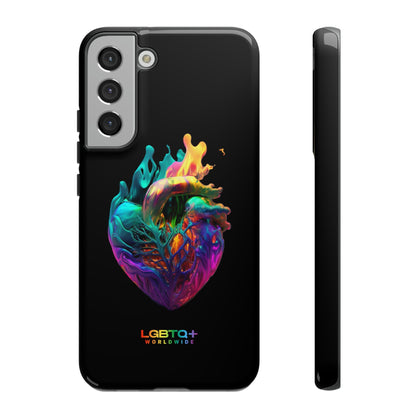 LGBTQWorldwide - ,,HERZ" Doppelgehäuse Handyhülle Accessories, Glossy, iPhone Cases, Matte, Phone accessory, Phone Cases, Samsung Cases, tough, Valentine's Day Picks lgbtq Bekleidung Accessoires unisex Zubehör