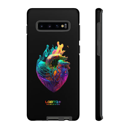 LGBTQWorldwide - ,,HERZ" Doppelgehäuse Handyhülle Accessories, Glossy, iPhone Cases, Matte, Phone accessory, Phone Cases, Samsung Cases, tough, Valentine's Day Picks lgbtq Bekleidung Accessoires unisex Zubehör