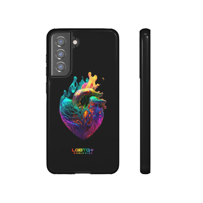 LGBTQWorldwide - ,,HERZ" Doppelgehäuse Handyhülle Accessories, Glossy, iPhone Cases, Matte, Phone accessory, Phone Cases, Samsung Cases, tough, Valentine's Day Picks lgbtq Bekleidung Accessoires unisex Zubehör