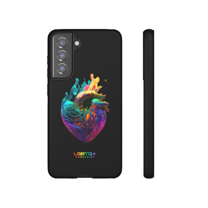 LGBTQWorldwide - ,,HERZ" Doppelgehäuse Handyhülle Accessories, Glossy, iPhone Cases, Matte, Phone accessory, Phone Cases, Samsung Cases, tough, Valentine's Day Picks lgbtq Bekleidung Accessoires unisex Zubehör