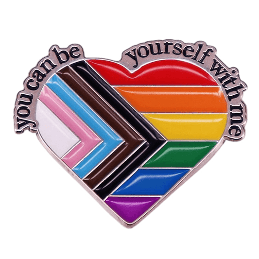 LGBTQWorldwide - Herz Pin Accessoires, All lgbtq Bekleidung Accessoires unisex Zubehör