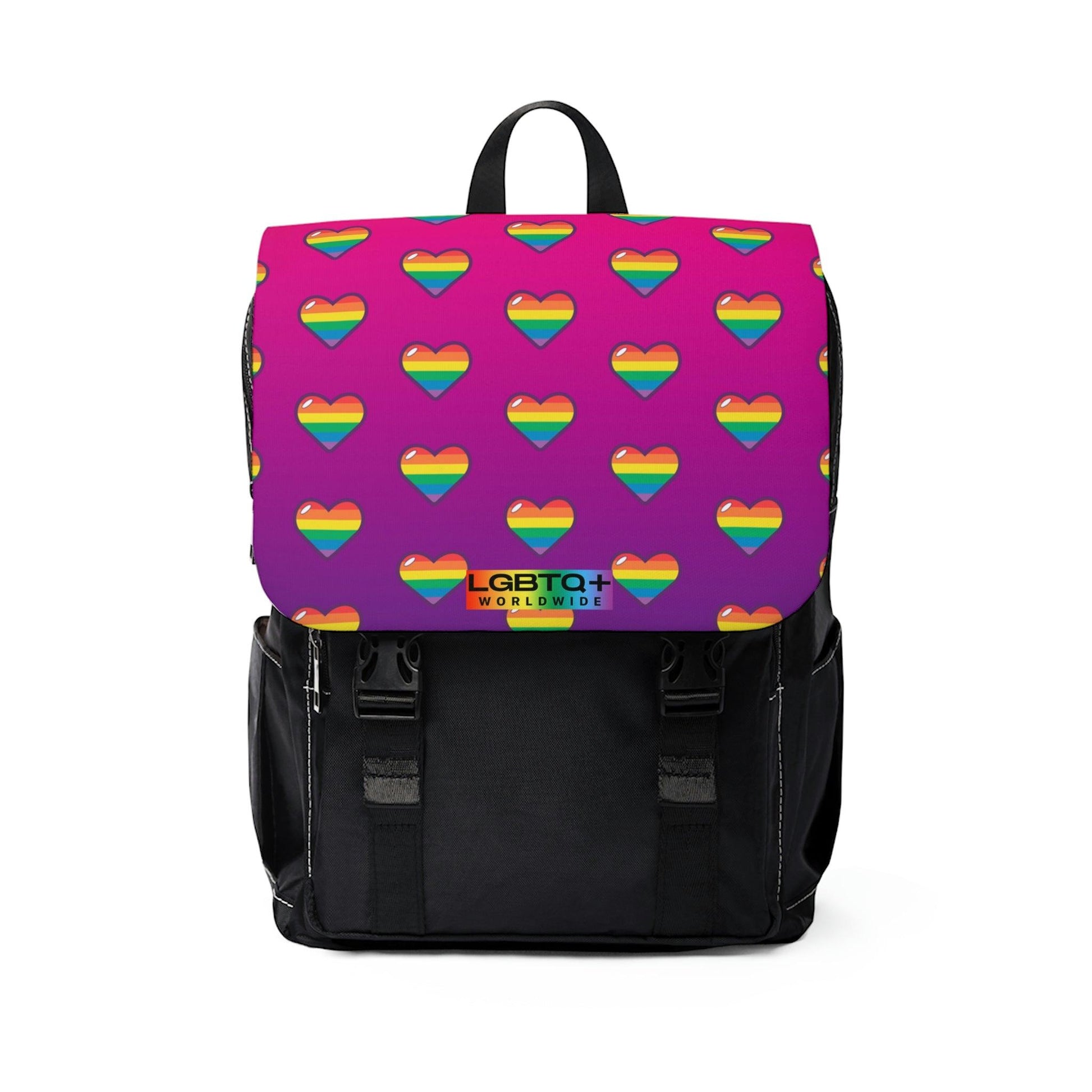 LGBTQWorldwide - ,,HERZ" Unisex Rucksack Accessoires, Accessories, All, All Over Print, AOP, Back packs, backpack, Backpacks, Bags, Men's Clothing lgbtq Bekleidung Accessoires unisex Zubehör