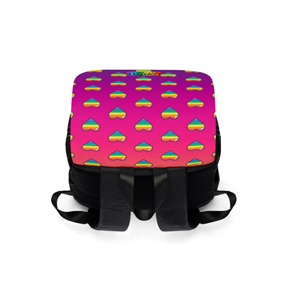 LGBTQWorldwide - ,,HERZ" Unisex Rucksack Accessoires, Accessories, All, All Over Print, AOP, Back packs, backpack, Backpacks, Bags, Men's Clothing lgbtq Bekleidung Accessoires unisex Zubehör