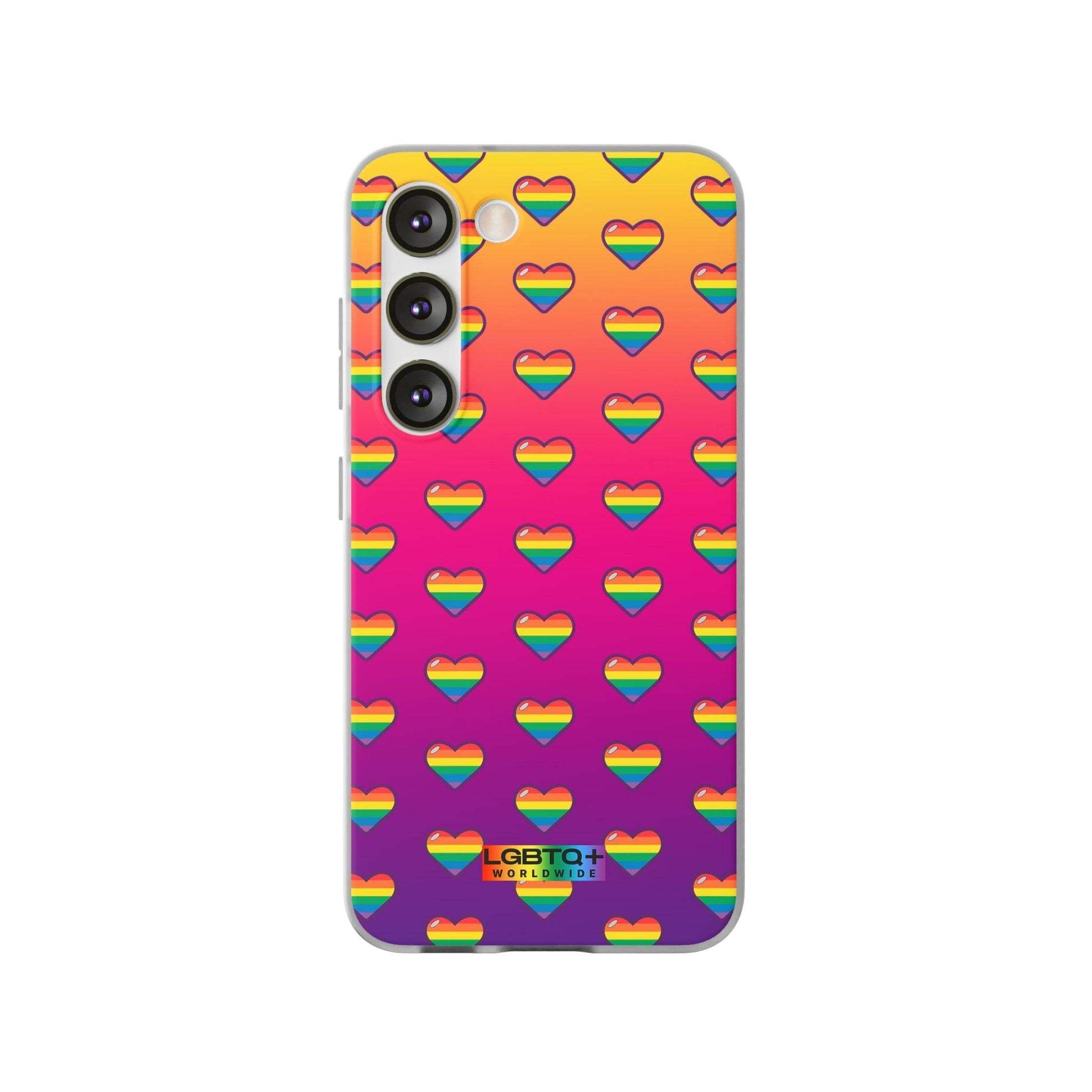 LGBTQWorldwide - ,,HERZEN" Flexible Handyhülle Accessories, Case, iPhone, iPhone Cases, Phone accessory, Phone Cases, Samsung Cases, silikon, Valentine's Day promotion lgbtq Bekleidung Accessoires unisex Zubehör