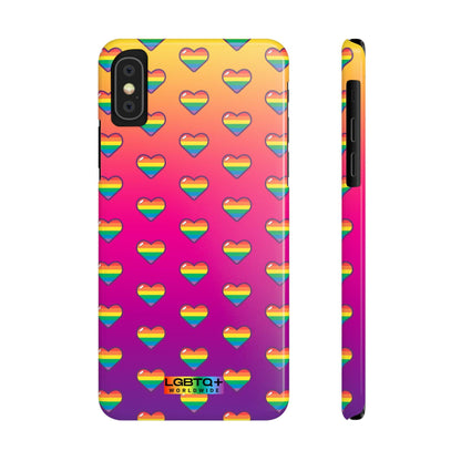 LGBTQWorldwide - ,,HERZEN" Handyhülle Accessories, Back-to-School, card, Glossy, iPhone, iPhone Cases, Phone accessory, Phone Cases, Samsung Cases, Slim lgbtq Bekleidung Accessoires unisex Zubehör