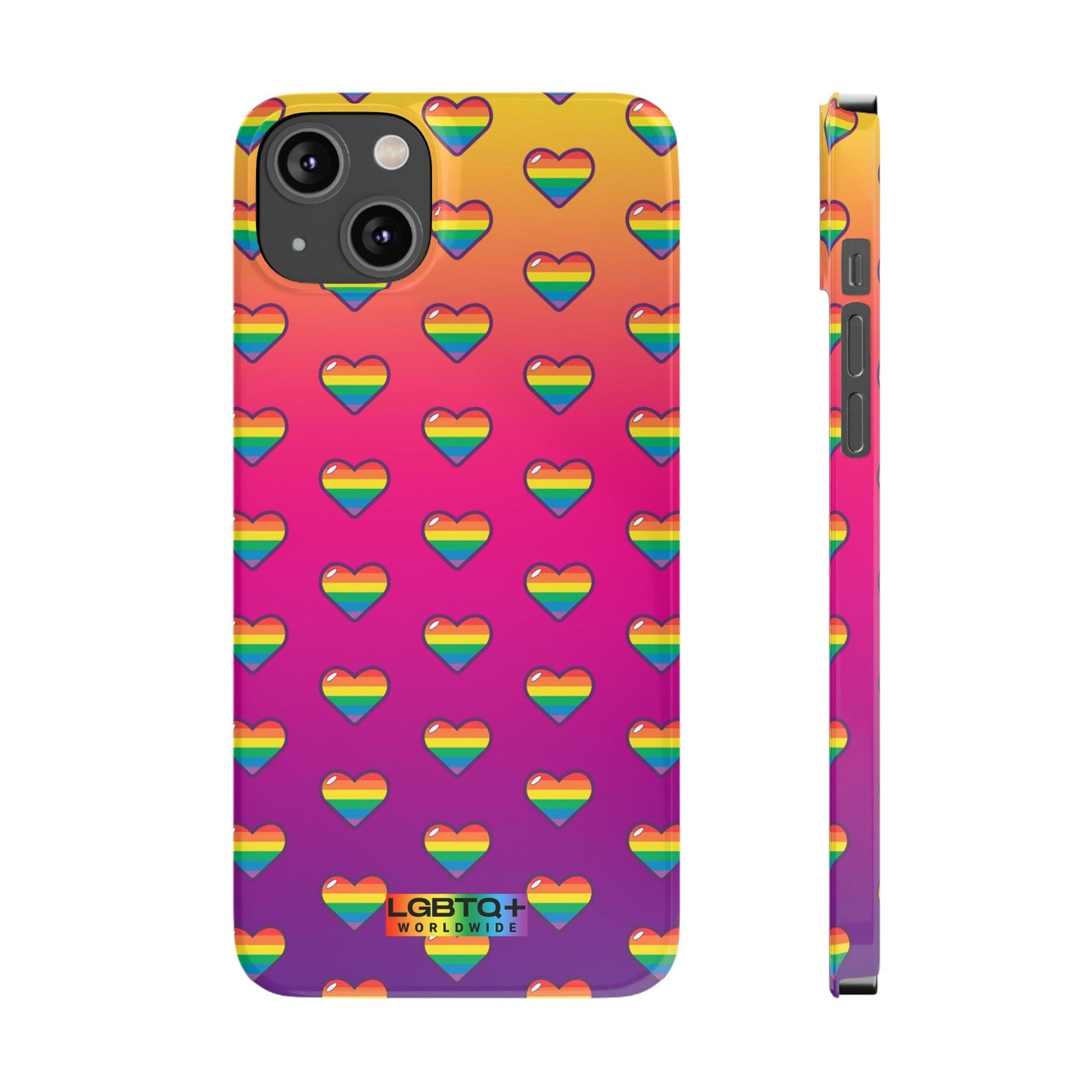 LGBTQWorldwide - ,,HERZEN" Handyhülle Accessories, Back-to-School, card, Glossy, iPhone, iPhone Cases, Phone accessory, Phone Cases, Samsung Cases, Slim lgbtq Bekleidung Accessoires unisex Zubehör