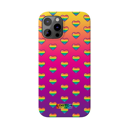 LGBTQWorldwide - ,,HERZEN" Handyhülle Accessories, Back-to-School, card, Glossy, iPhone, iPhone Cases, Phone accessory, Phone Cases, Samsung Cases, Slim lgbtq Bekleidung Accessoires unisex Zubehör