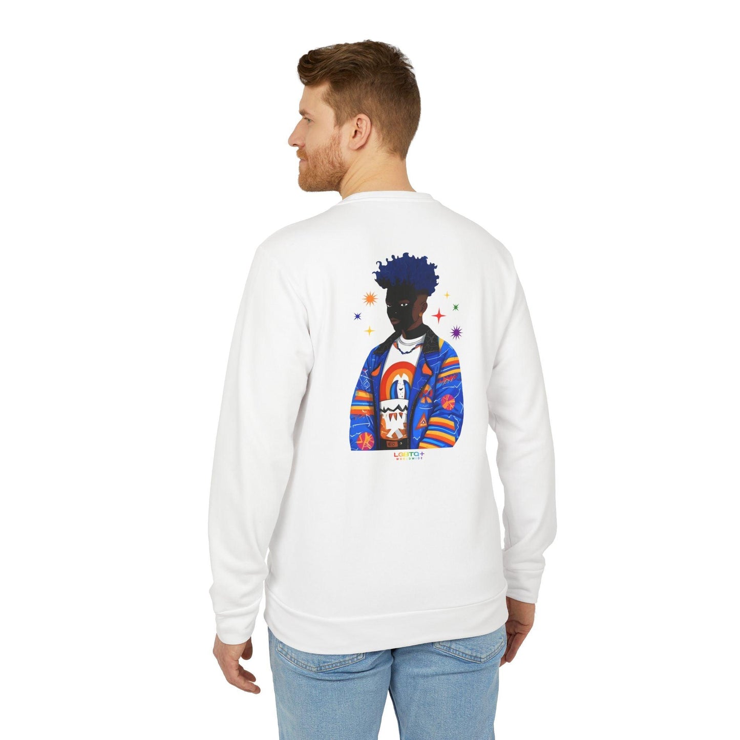 LGBTQWorldwide - ,,HUMANS'' adidas® adidas, Crew neck, DTF, Men's Clothing, Sportswear, Sweatshirts, Unisex, Women's Clothing lgbtq Bekleidung Accessoires unisex Zubehör