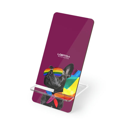 LGBTQWorldwide - ,,HUND" Handyhalter für Smartphones Accessories, all, Desk, Phone accessory, stand, tech, Tech Accessories lgbtq Bekleidung Accessoires unisex Zubehör