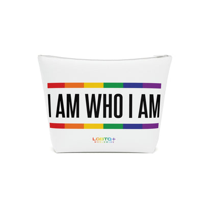 LGBTQWorldwide - ,,I AM WHO I AM'' Kosmetiktasche all, All Over Print, AOP, bag, Cosmetics, Home, Pouches, Sublimation, Travel Accessories, With zipper lgbtq Bekleidung Accessoires unisex Zubehör