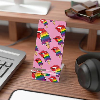 LGBTQWorldwide - ,,ICE CREAM" Handyhalter für Smartphones Accessories, all, Desk, Phone accessory, stand, tech, Tech Accessories lgbtq Bekleidung Accessoires unisex Zubehör