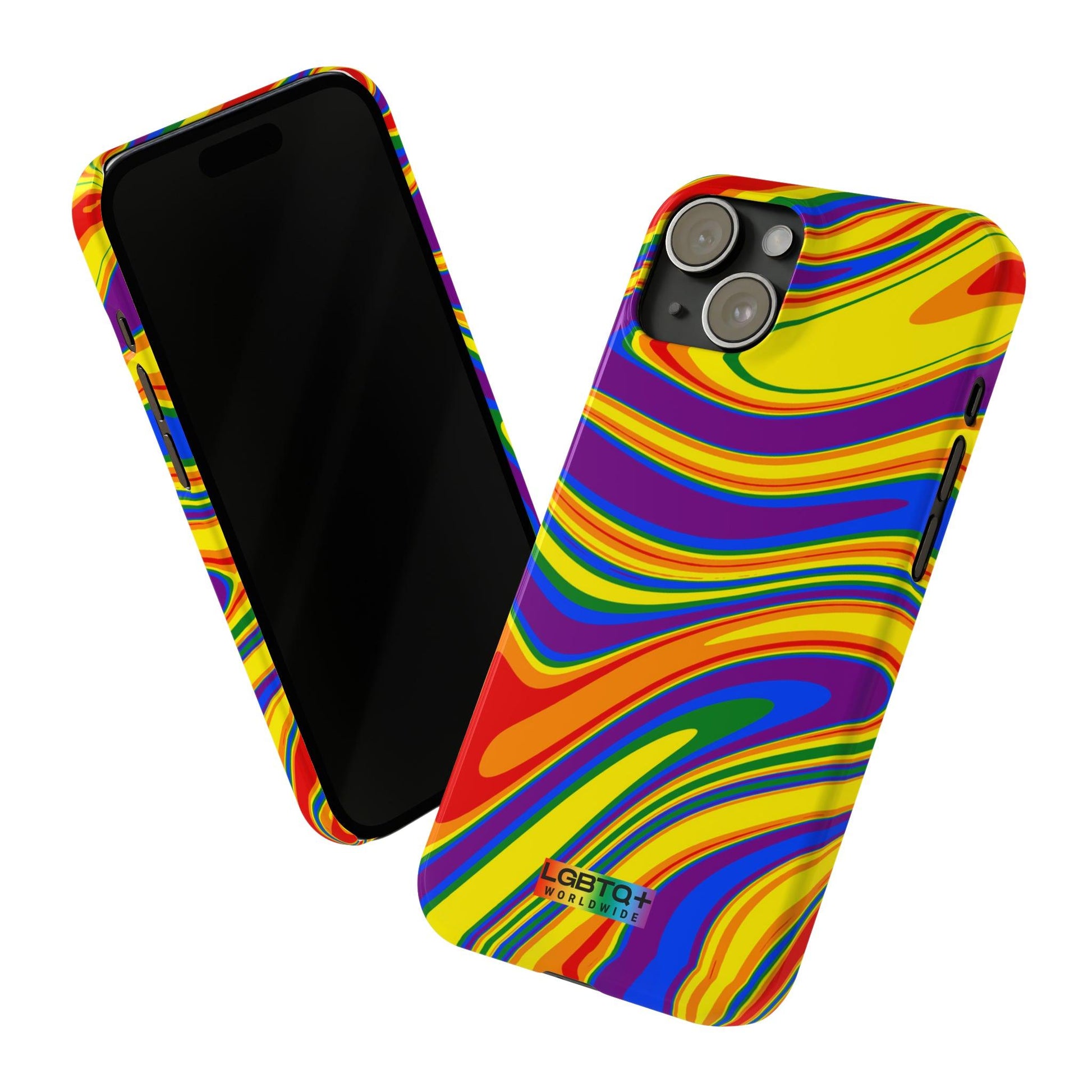 LGBTQWorldwide - ,,ILLUSION" Handyhülle Accessories, Back-to-School, card, Glossy, iPhone, iPhone Cases, Phone accessory, Phone Cases, Samsung Cases, Slim lgbtq Bekleidung Accessoires unisex Zubehör