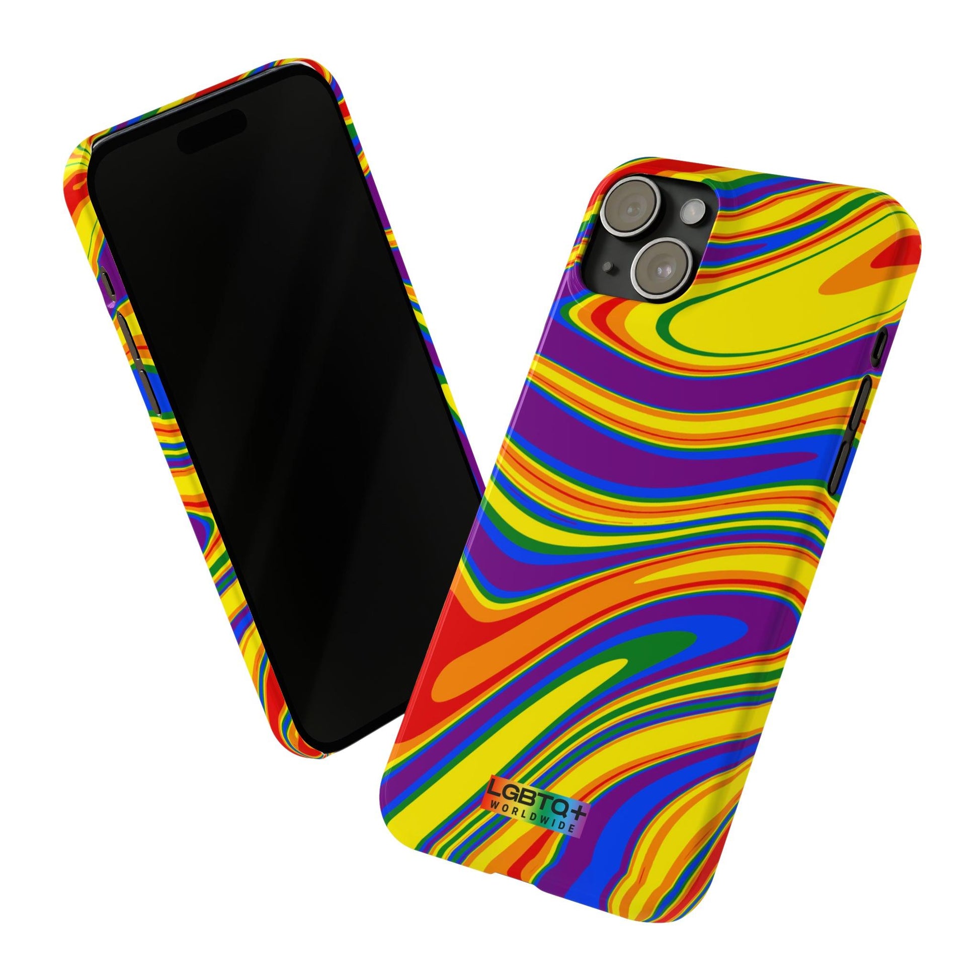 LGBTQWorldwide - ,,ILLUSION" Handyhülle Accessories, Back-to-School, card, Glossy, iPhone, iPhone Cases, Phone accessory, Phone Cases, Samsung Cases, Slim lgbtq Bekleidung Accessoires unisex Zubehör