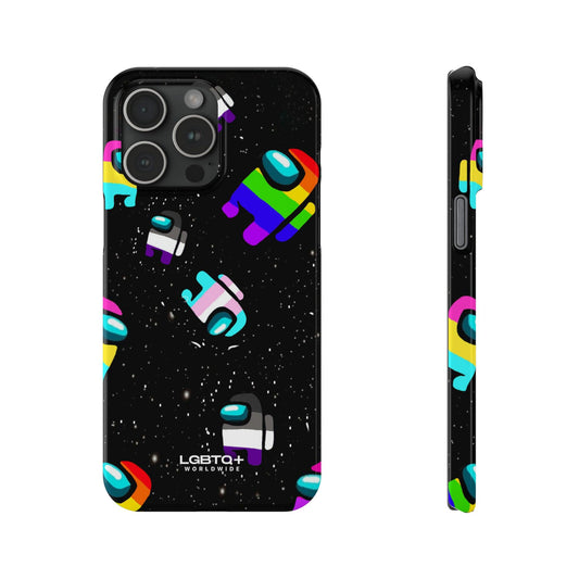 LGBTQWorldwide - ,,IMPOSTER" Handyhülle Accessories, Back-to-School, card, Glossy, iPhone, iPhone Cases, Phone accessory, Phone Cases, Samsung Cases, Slim lgbtq Bekleidung Accessoires unisex Zubehör