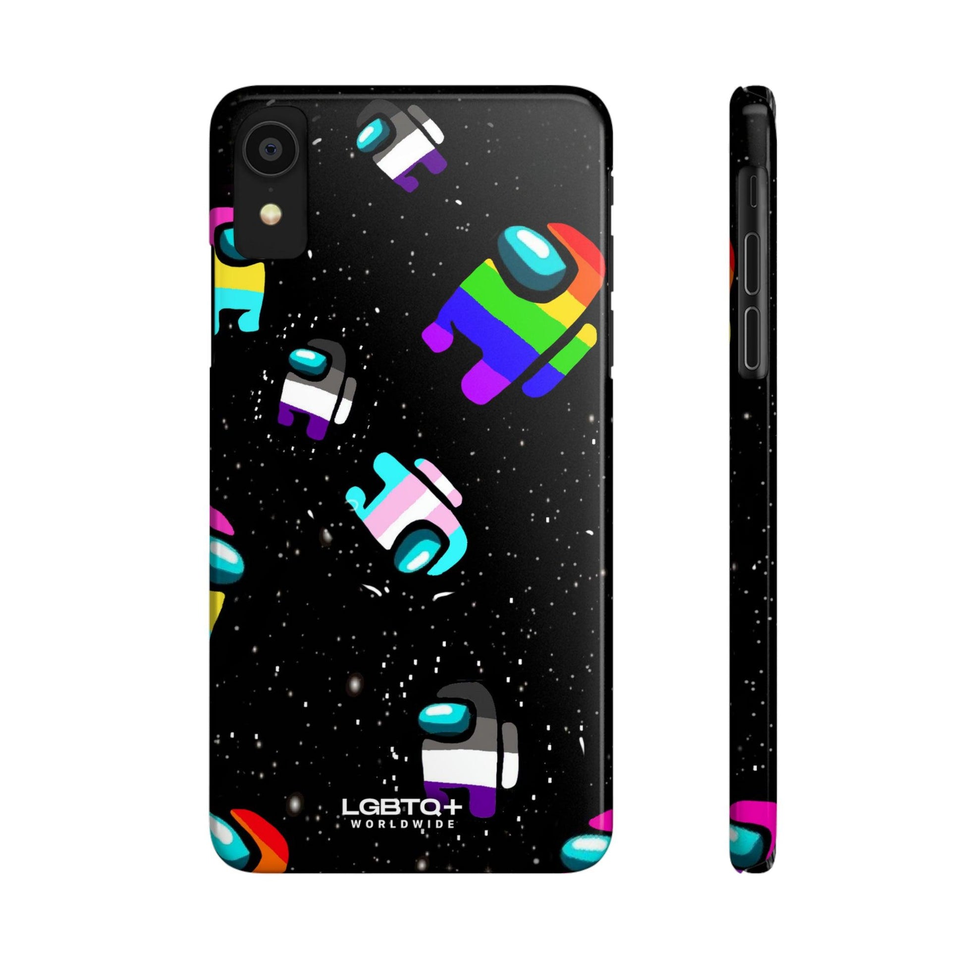 LGBTQWorldwide - ,,IMPOSTER" Handyhülle Accessories, Back-to-School, card, Glossy, iPhone, iPhone Cases, Phone accessory, Phone Cases, Samsung Cases, Slim lgbtq Bekleidung Accessoires unisex Zubehör