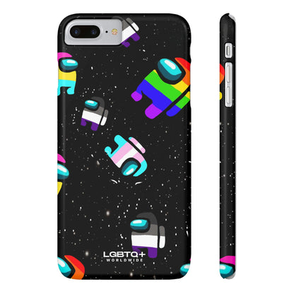 LGBTQWorldwide - ,,IMPOSTER" Handyhülle Accessories, Back-to-School, card, Glossy, iPhone, iPhone Cases, Phone accessory, Phone Cases, Samsung Cases, Slim lgbtq Bekleidung Accessoires unisex Zubehör