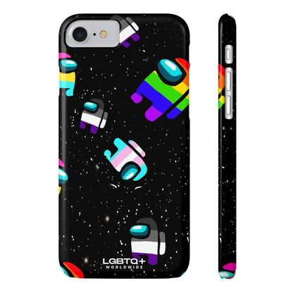 LGBTQWorldwide - ,,IMPOSTER" Handyhülle Accessories, Back-to-School, card, Glossy, iPhone, iPhone Cases, Phone accessory, Phone Cases, Samsung Cases, Slim lgbtq Bekleidung Accessoires unisex Zubehör