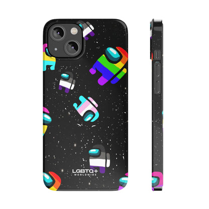 LGBTQWorldwide - ,,IMPOSTER" Handyhülle Accessories, Back-to-School, card, Glossy, iPhone, iPhone Cases, Phone accessory, Phone Cases, Samsung Cases, Slim lgbtq Bekleidung Accessoires unisex Zubehör