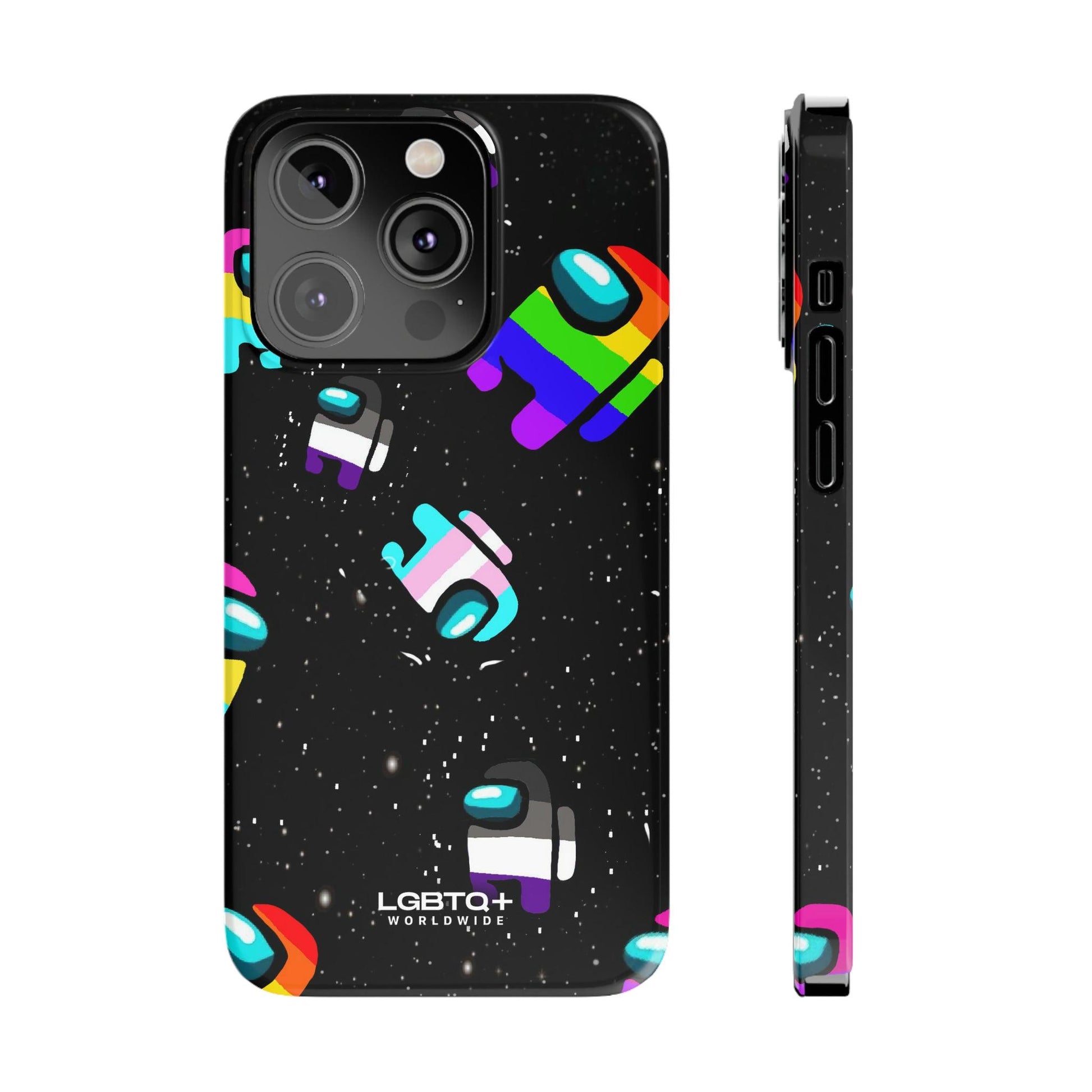 LGBTQWorldwide - ,,IMPOSTER" Handyhülle Accessories, Back-to-School, card, Glossy, iPhone, iPhone Cases, Phone accessory, Phone Cases, Samsung Cases, Slim lgbtq Bekleidung Accessoires unisex Zubehör