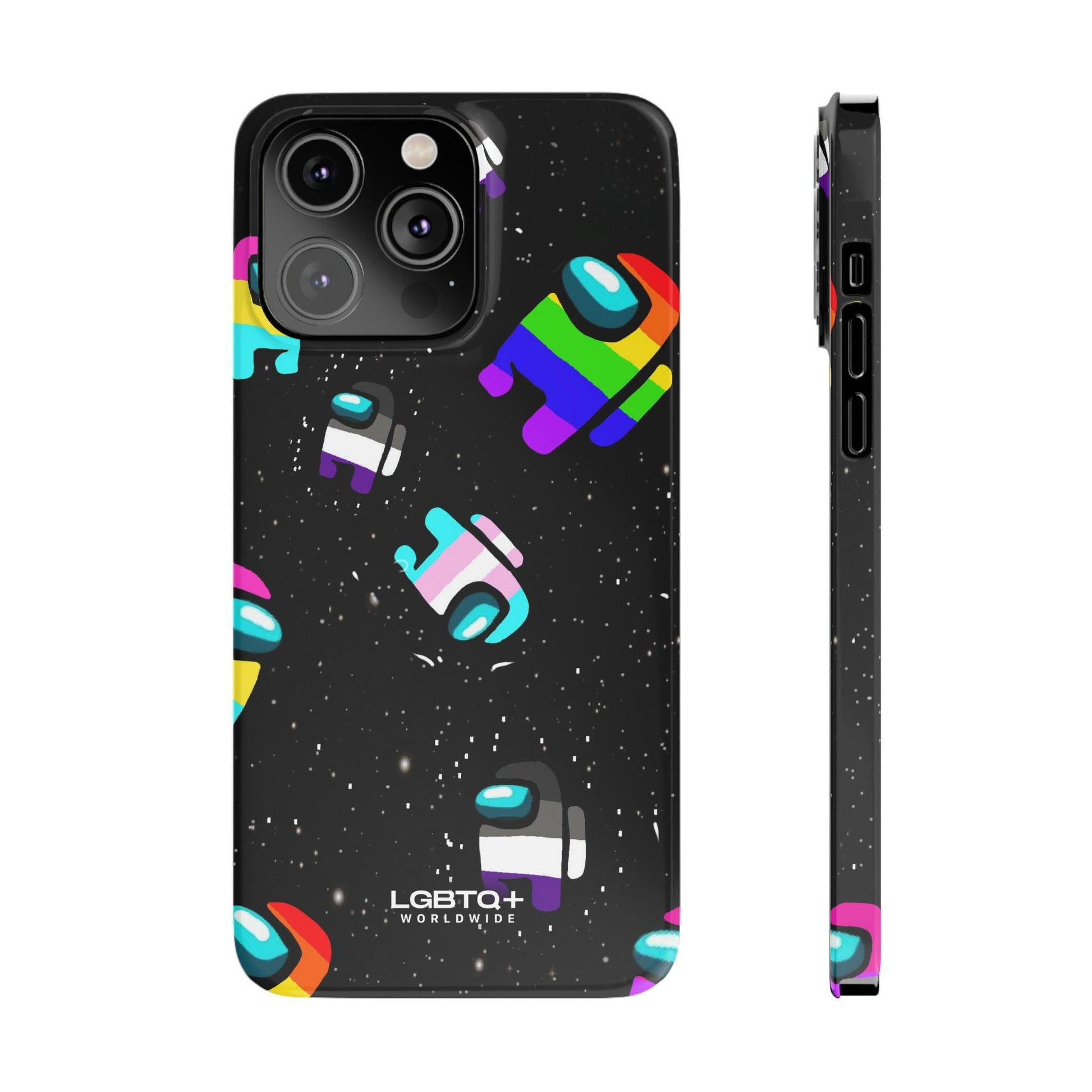 LGBTQWorldwide - ,,IMPOSTER" Handyhülle Accessories, Back-to-School, card, Glossy, iPhone, iPhone Cases, Phone accessory, Phone Cases, Samsung Cases, Slim lgbtq Bekleidung Accessoires unisex Zubehör