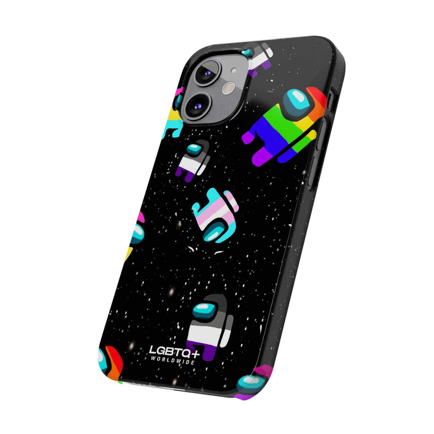 LGBTQWorldwide - ,,IMPOSTER" Handyhülle Accessories, Back-to-School, card, Glossy, iPhone, iPhone Cases, Phone accessory, Phone Cases, Samsung Cases, Slim lgbtq Bekleidung Accessoires unisex Zubehör