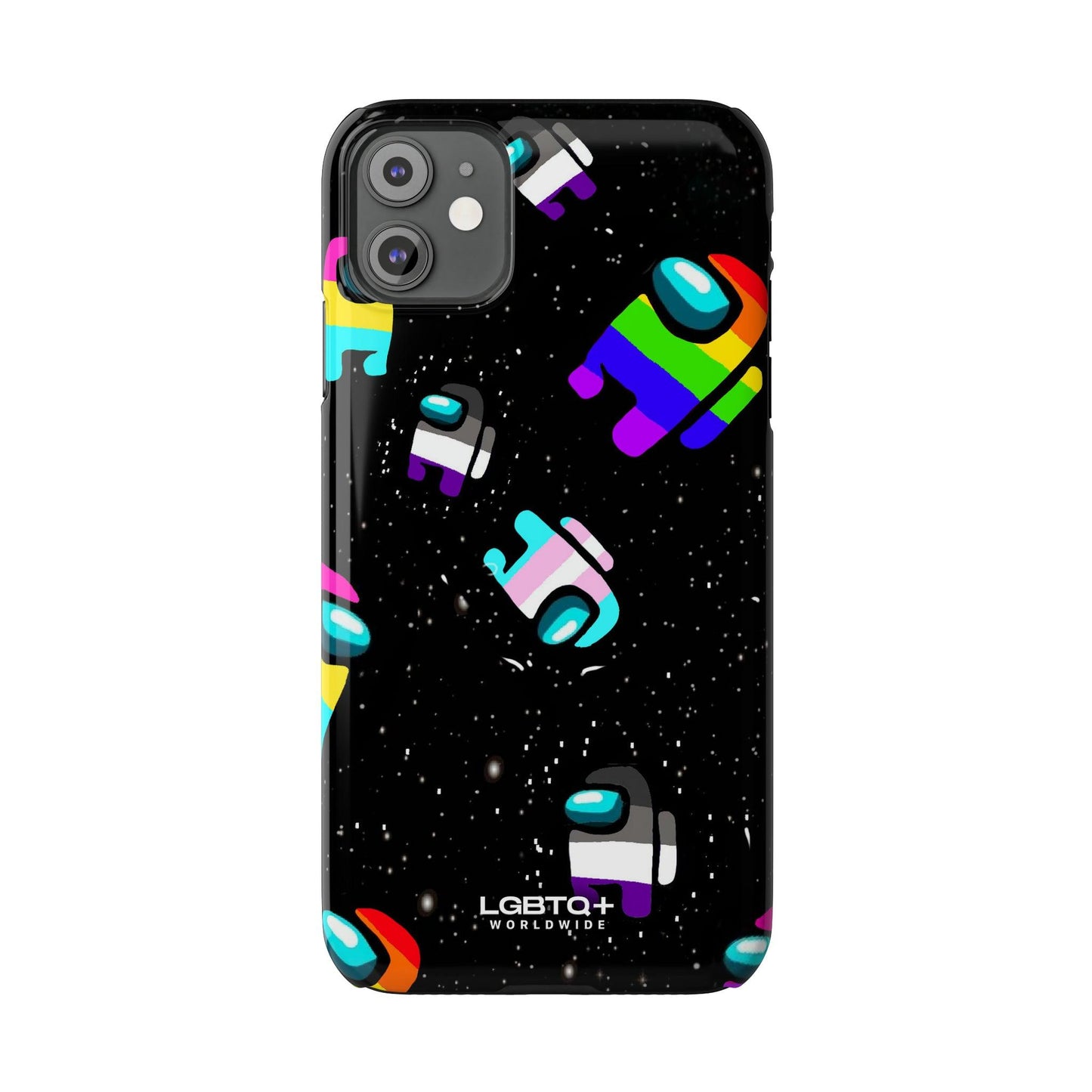 LGBTQWorldwide - ,,IMPOSTER" Handyhülle Accessories, Back-to-School, card, Glossy, iPhone, iPhone Cases, Phone accessory, Phone Cases, Samsung Cases, Slim lgbtq Bekleidung Accessoires unisex Zubehör