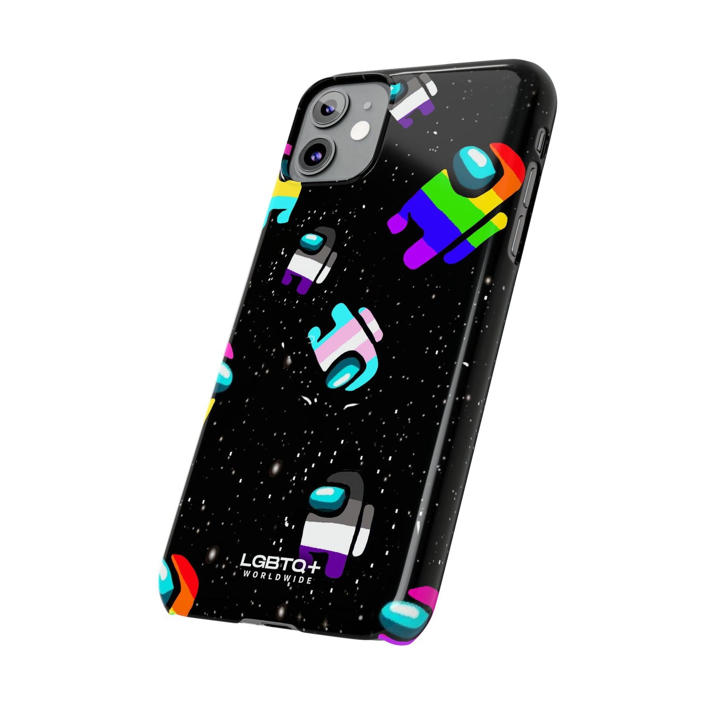 LGBTQWorldwide - ,,IMPOSTER" Handyhülle Accessories, Back-to-School, card, Glossy, iPhone, iPhone Cases, Phone accessory, Phone Cases, Samsung Cases, Slim lgbtq Bekleidung Accessoires unisex Zubehör