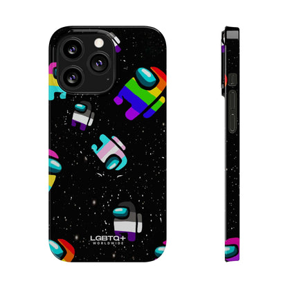 LGBTQWorldwide - ,,IMPOSTER" Handyhülle Accessories, Back-to-School, card, Glossy, iPhone, iPhone Cases, Phone accessory, Phone Cases, Samsung Cases, Slim lgbtq Bekleidung Accessoires unisex Zubehör