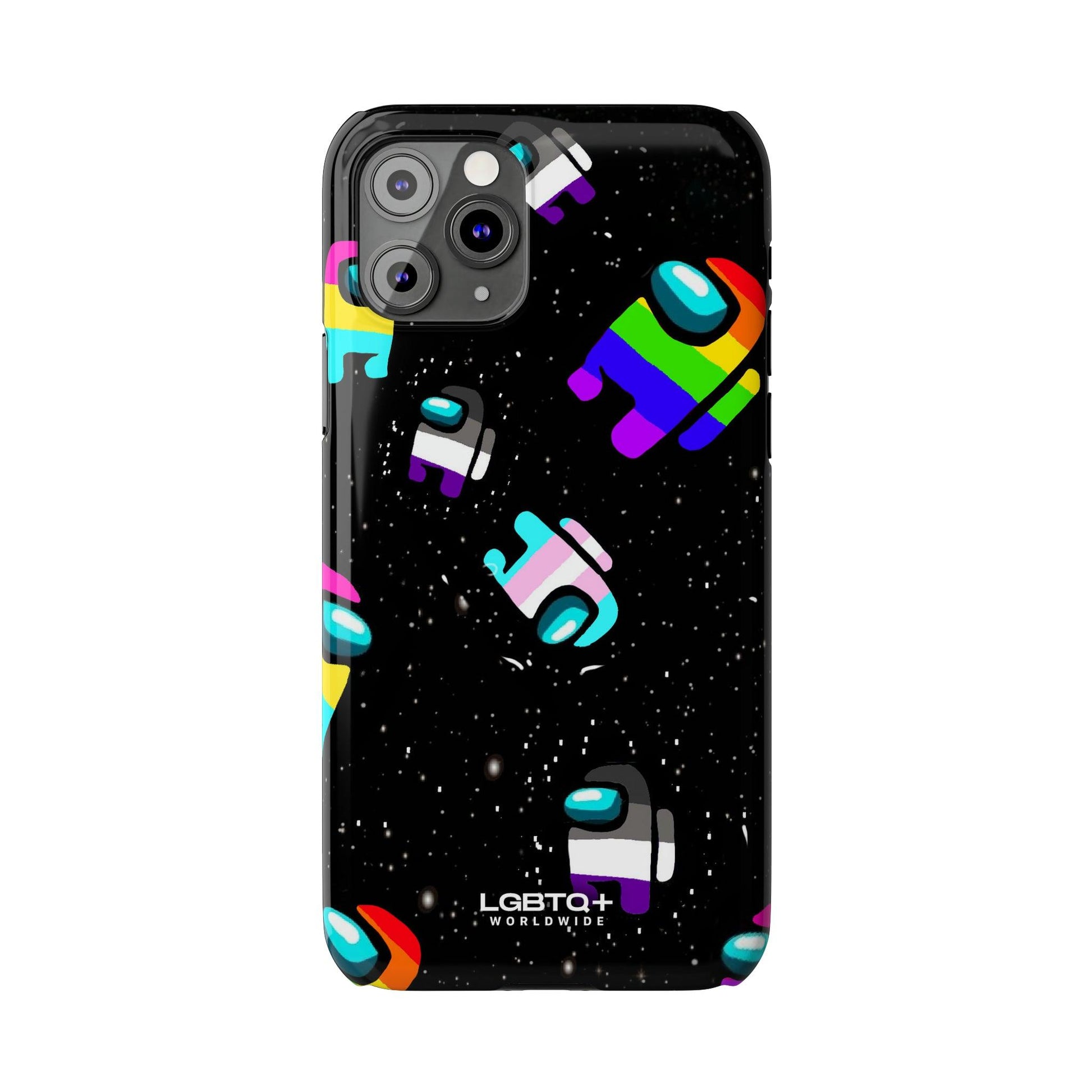 LGBTQWorldwide - ,,IMPOSTER" Handyhülle Accessories, Back-to-School, card, Glossy, iPhone, iPhone Cases, Phone accessory, Phone Cases, Samsung Cases, Slim lgbtq Bekleidung Accessoires unisex Zubehör