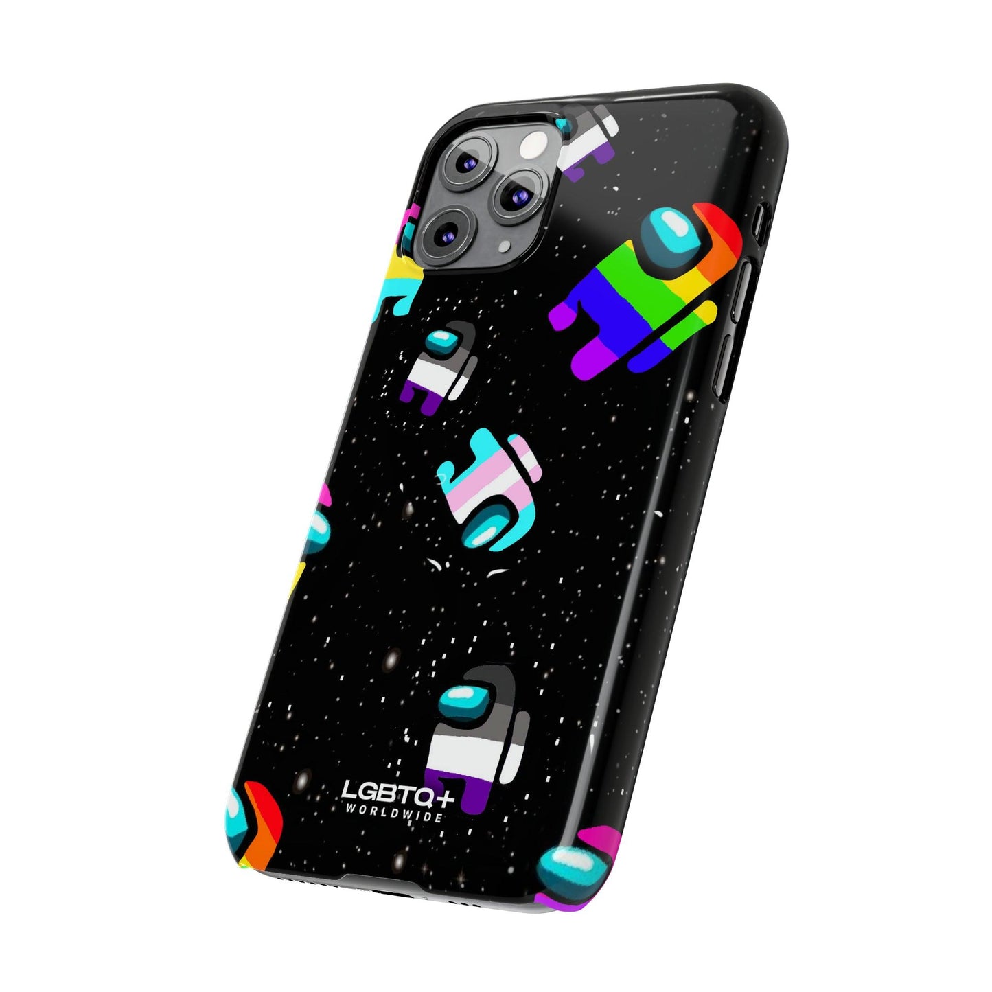 LGBTQWorldwide - ,,IMPOSTER" Handyhülle Accessories, Back-to-School, card, Glossy, iPhone, iPhone Cases, Phone accessory, Phone Cases, Samsung Cases, Slim lgbtq Bekleidung Accessoires unisex Zubehör