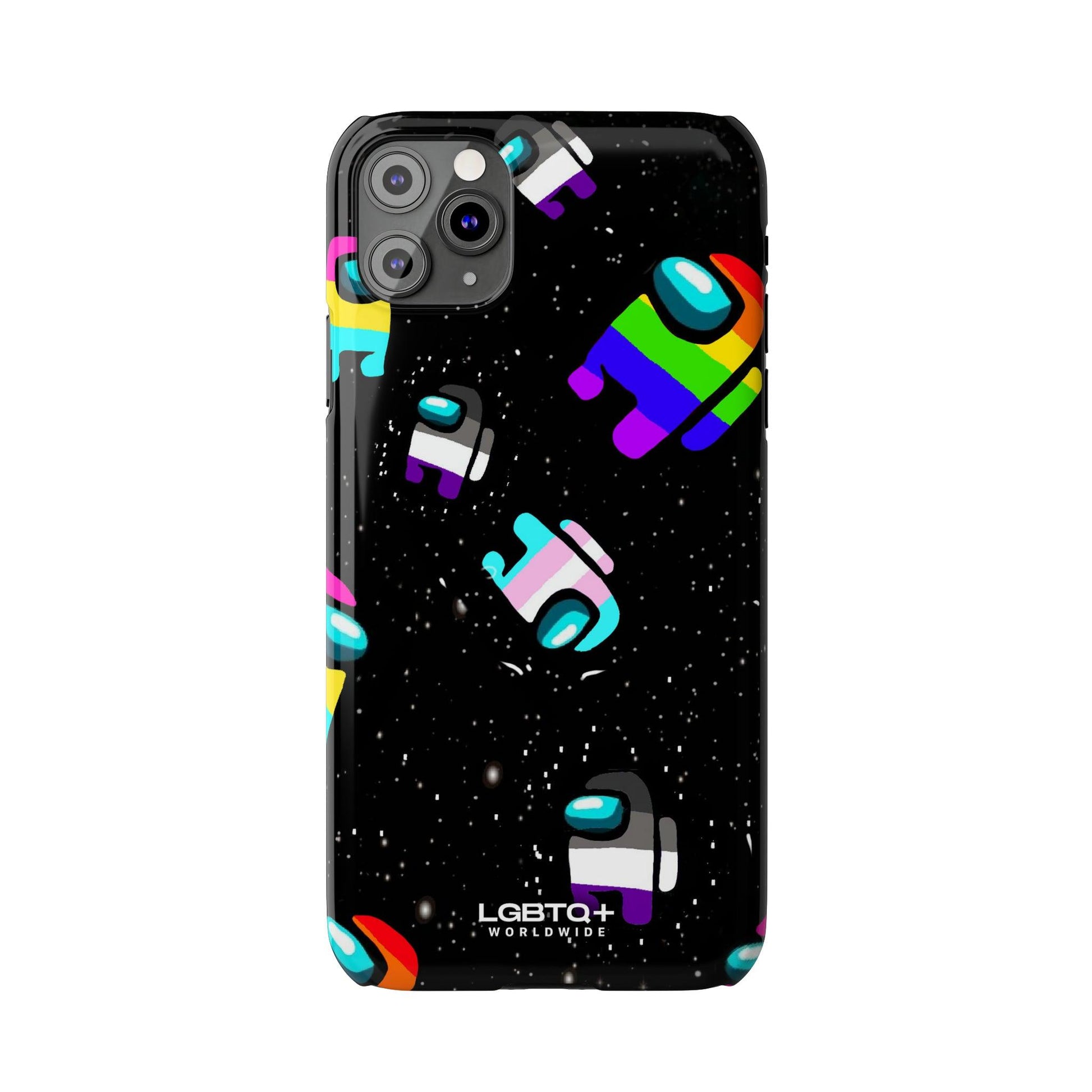 LGBTQWorldwide - ,,IMPOSTER" Handyhülle Accessories, Back-to-School, card, Glossy, iPhone, iPhone Cases, Phone accessory, Phone Cases, Samsung Cases, Slim lgbtq Bekleidung Accessoires unisex Zubehör