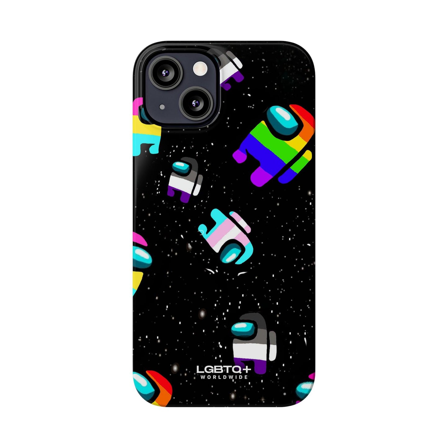 LGBTQWorldwide - ,,IMPOSTER" Handyhülle Accessories, Back-to-School, card, Glossy, iPhone, iPhone Cases, Phone accessory, Phone Cases, Samsung Cases, Slim lgbtq Bekleidung Accessoires unisex Zubehör