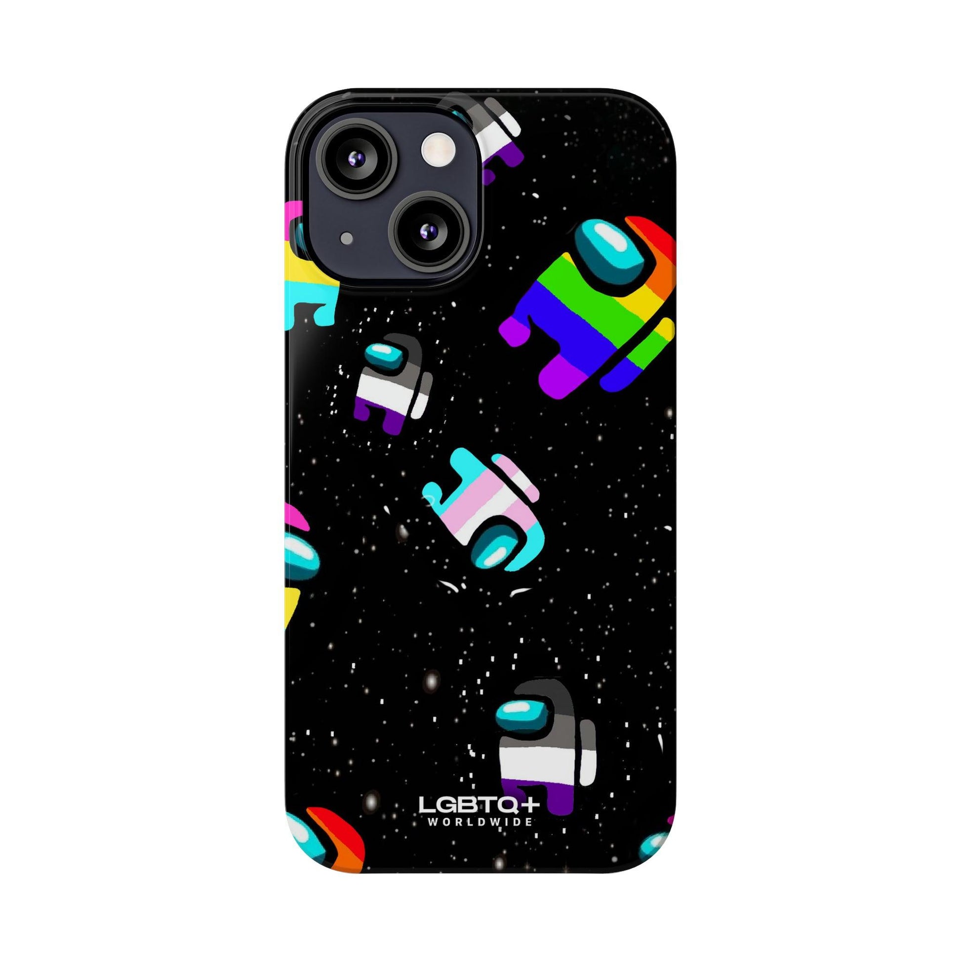 LGBTQWorldwide - ,,IMPOSTER" Handyhülle Accessories, Back-to-School, card, Glossy, iPhone, iPhone Cases, Phone accessory, Phone Cases, Samsung Cases, Slim lgbtq Bekleidung Accessoires unisex Zubehör